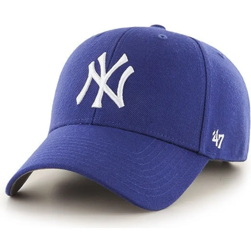 lippikset-kaareva-sininen-saadettava-nauha-lapsille-new-york-yankees-mlb-47-brand