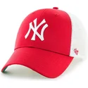 lippikset-kaareva-rekka-punainen-snapback-new-york-yankees-mlb-47-brand