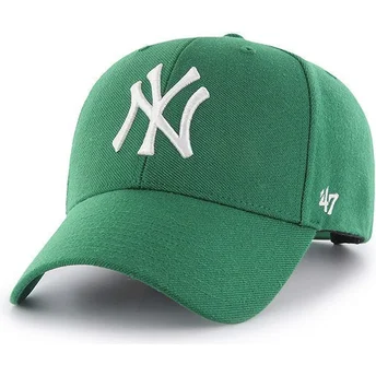 Cap kaareva green snapback New York Yankees MLB 47 Brand