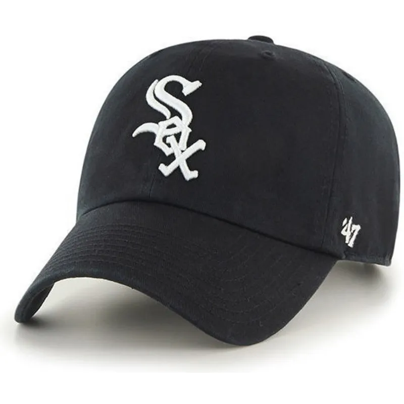 lippikset-kaareva-musta-saadettava-nauha-chicago-white-sox-mlb-47-brand