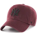 lippikset-kaareva-punainen-saadettava-nauha-new-york-yankees-mlb-47-brand