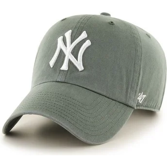 lippikset-kaareva-vihrea-saadettava-nauha-new-york-yankees-mlb-47-brand