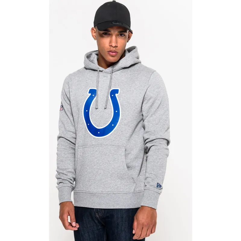 hupparit-hupullinen-harmaa-pullover-hoodie-indianapolis-colts-nfl-new-era