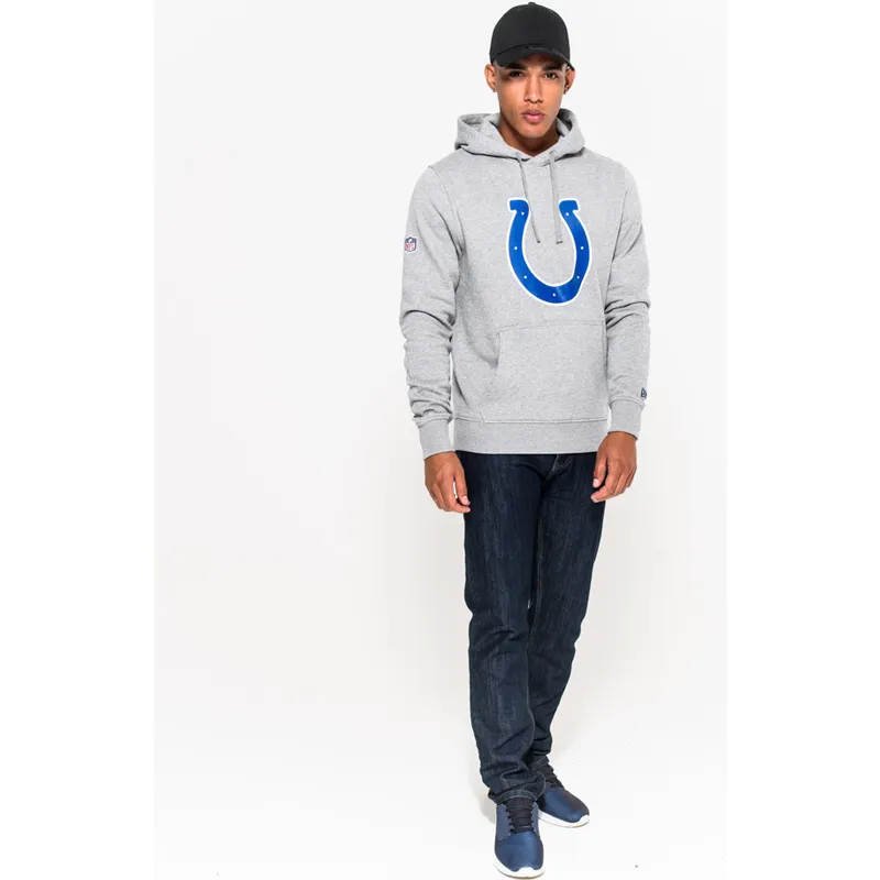hupparit-hupullinen-harmaa-pullover-hoodie-indianapolis-colts-nfl-new-era
