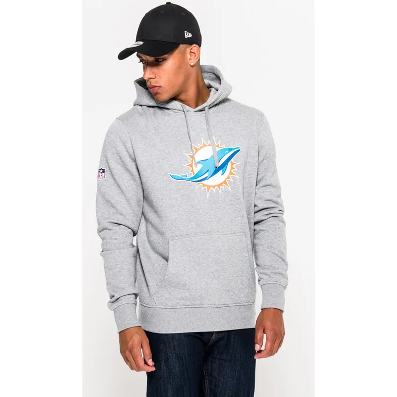 hupparit-hupullinen-harmaa-pullover-hoodie-miami-dolphins-nfl-new-era