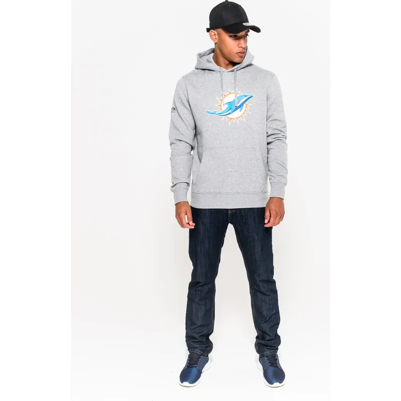 hupparit-hupullinen-harmaa-pullover-hoodie-miami-dolphins-nfl-new-era