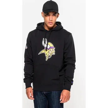 New Era Minnesota Vikings NFL Black Pullover Hoodie Sweatshirt