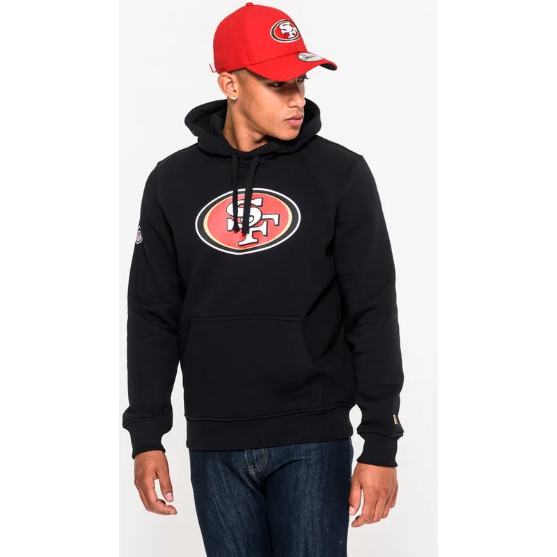 hupparit-hupullinen-musta-pullover-hoodie-san-francisco-49ers-nfl-new-era