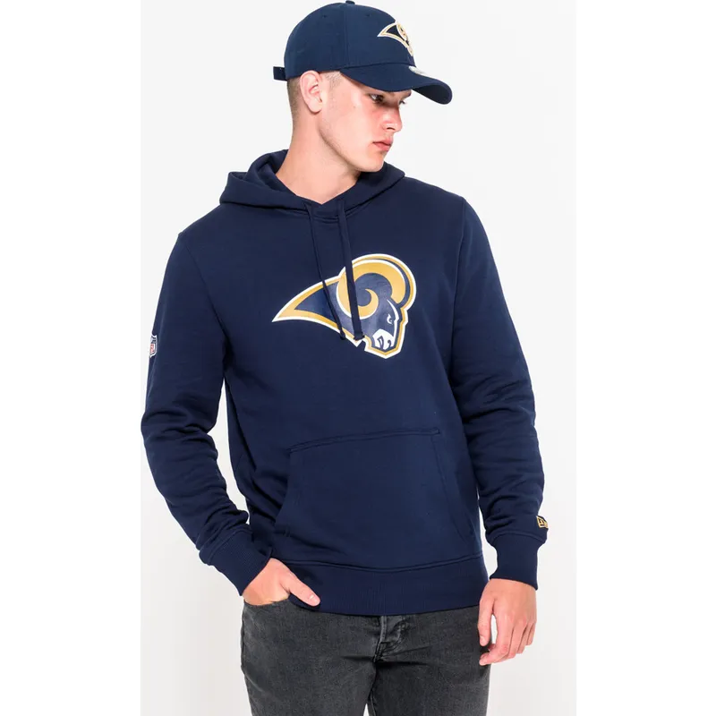hupparit-hupullinen-sininen-pullover-hoodie-los-angeles-rams-nfl-new-era