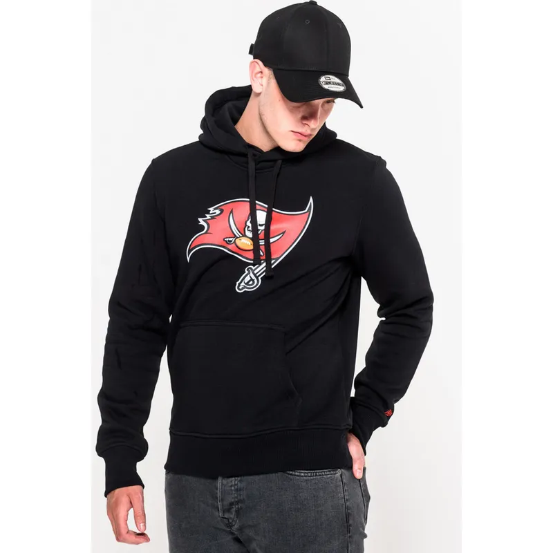 hupparit-hupullinen-musta-pullover-hoodie-tampa-bay-buccaneers-nfl-new-era