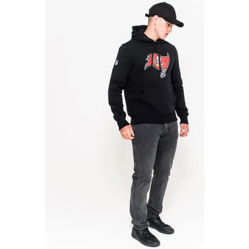 hupparit-hupullinen-musta-pullover-hoodie-tampa-bay-buccaneers-nfl-new-era