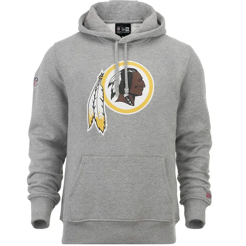 hupparit-hupullinen-harmaa-pullover-hoodie-washington-commanders-nfl-new-era