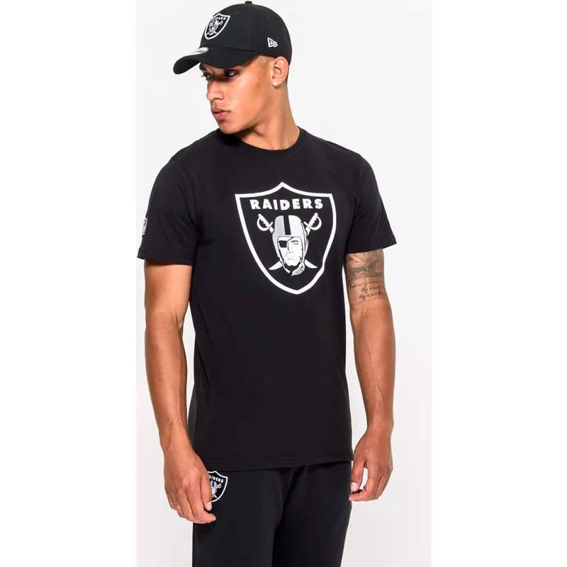 t-paidat-lyhythihainen-musta-las-vegas-raiders-nfl-new-era