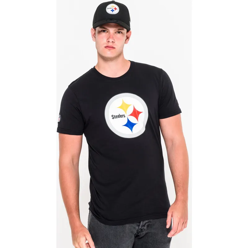 t-paidat-lyhythihainen-musta-pittsburgh-steelers-nfl-new-era