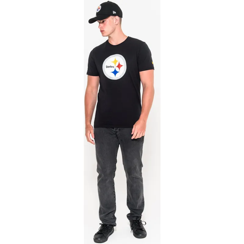 t-paidat-lyhythihainen-musta-pittsburgh-steelers-nfl-new-era