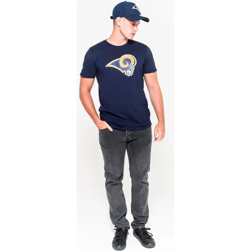 t-paidat-lyhythihainen-sininen-los-angeles-rams-nfl-new-era