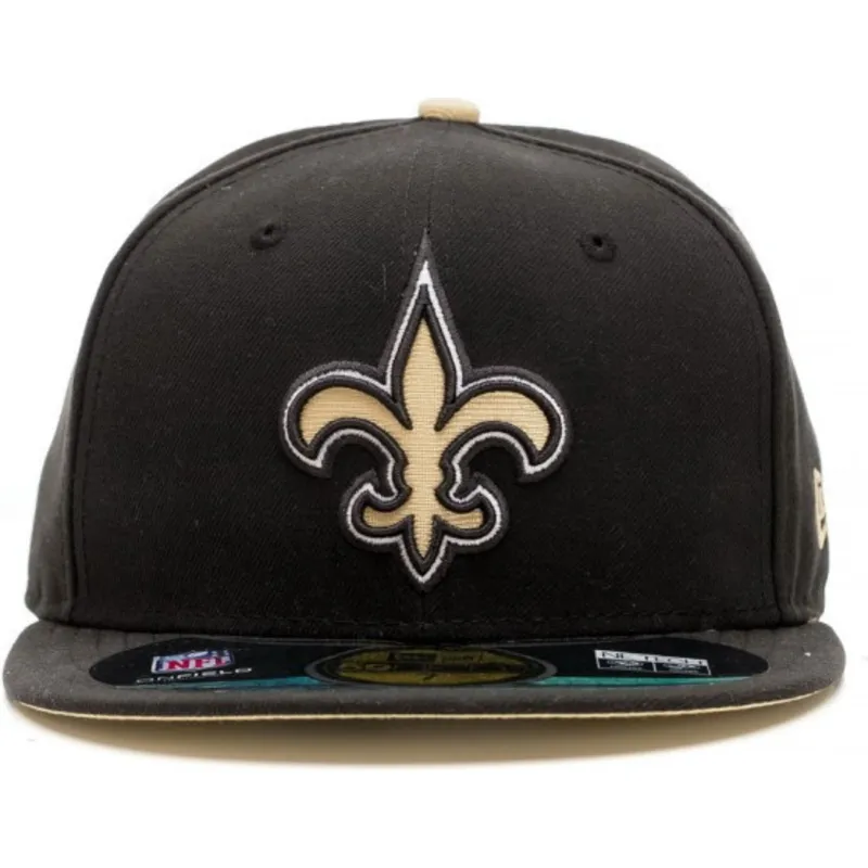 lippikset-littea-musta-istuva-59fifty-authentic-on-field-game-new-orleans-saints-nfl-new-era
