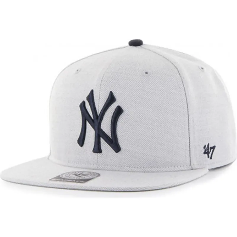 lippikset-littea-harmaa-snapback-new-york-yankees-mlb-47-brand lippikset-littea-harmaa-snapback-new-york-yankees-mlb-47-brand