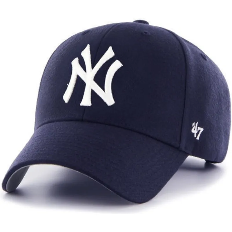 lippikset-kaareva-laivastonsininen-saadettava-nauha-new-york-yankees-mlb-47-brand