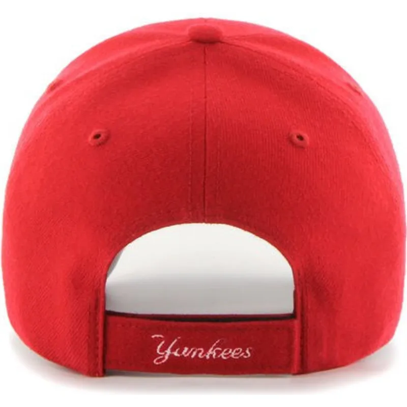 lippikset-kaareva-punainen-saadettava-nauha-new-york-yankees-mlb-47-brand
