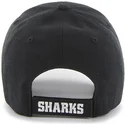 cap-kaareva-black-adjustable-strap-san-jose-sharks-nhl-47-brand