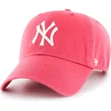 lippikset-kaareva-vaaleanpunainen-saadettava-nauha-chicle-new-york-yankees-mlb-47-brand