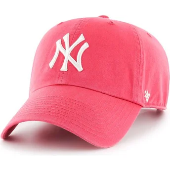 Lippikset kaareva vaaleanpunainen säädettävä nauha chicle New York Yankees MLB 47 Brand