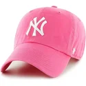 lippikset-kaareva-vaaleanpunainen-saadettava-nauha-new-york-yankees-mlb-47-brand
