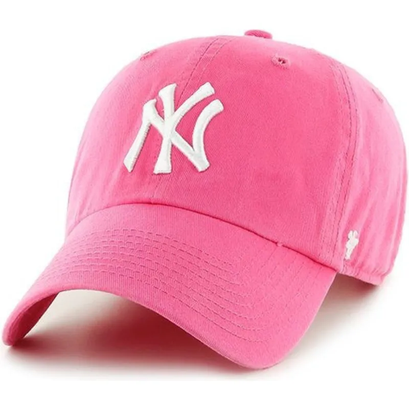 lippikset-kaareva-vaaleanpunainen-saadettava-nauha-new-york-yankees-mlb-47-brand lippikset-kaareva-vaaleanpunainen-saadettava-nauha-new-york-yankees-mlb-47-brand
