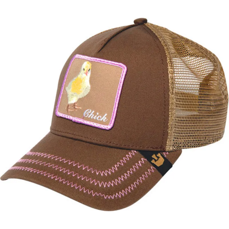 lippikset-kaareva-rekka-ruskea-snapback-chicky-boom-the-farm-goorin-bros lippikset-kaareva-rekka-ruskea-snapback-chicky-boom-the-farm-goorin-bros