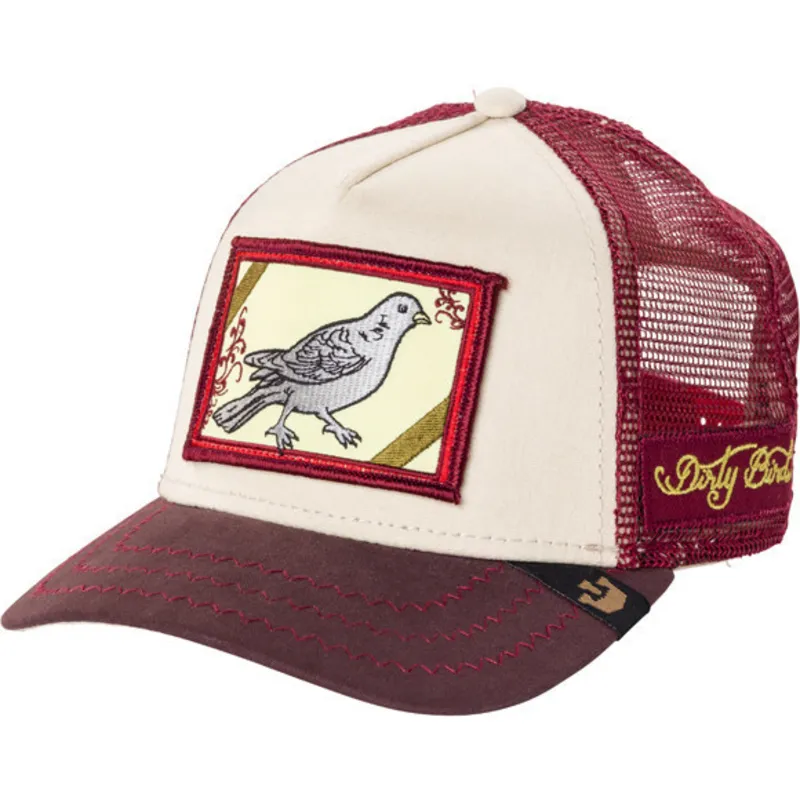 lippikset-kaareva-rekka-punainen-snapback-dirty-bird-the-farm-goorin-bros