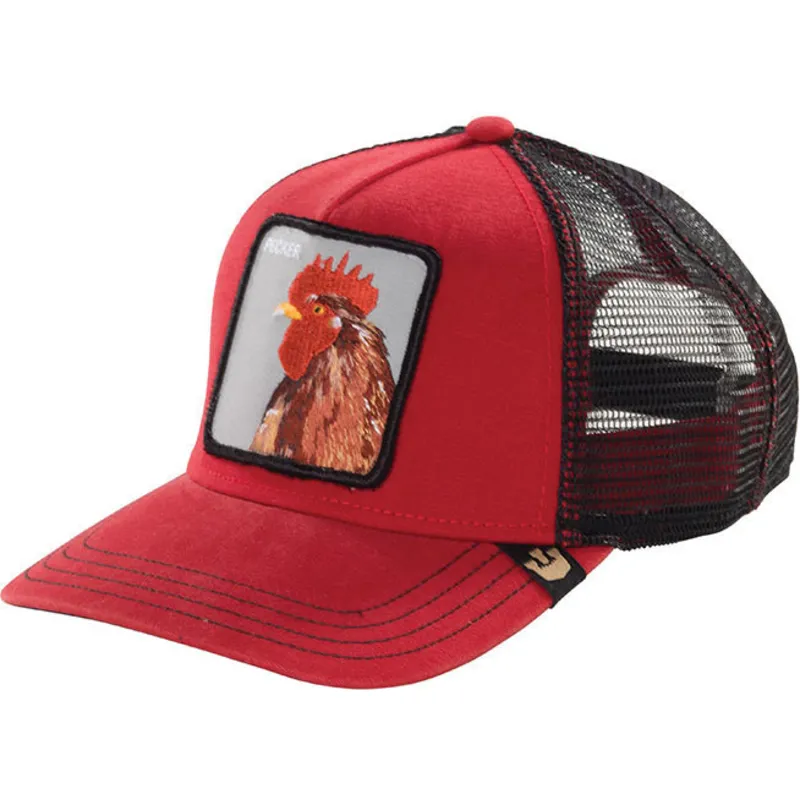 lippikset-kaareva-rekka-punainen-snapback-plucker-the-farm-goorin-bros
