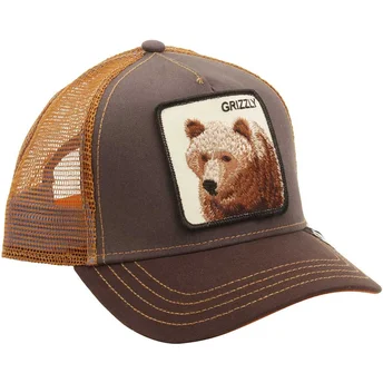 lippikset-kaareva-rekka-ruskea-snapback-grizz-the-farm-goorin-bros