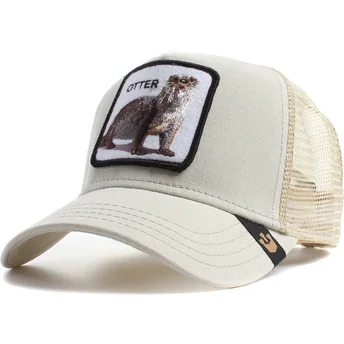 lippikset-kaareva-rekka-beige-snapback-otter-the-farm-goorin-bros