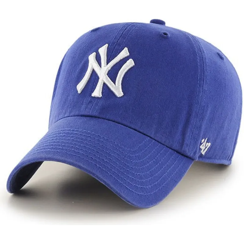 lippikset-kaareva-sininen-saadettava-nauha-lapsille-new-york-yankees-mlb-47-brand