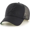 lippikset-kaareva-rekka-musta-snapback-atlanta-braves-mlb-47-brand