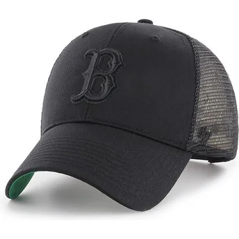 lippikset-kaareva-rekka-musta-snapback-boston-red-sox-mlb-47-brand