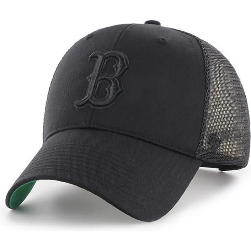 lippikset-kaareva-rekka-musta-snapback-boston-red-sox-mlb-47-brand