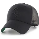 lippikset-kaareva-rekka-musta-snapback-chicago-white-sox-mlb-47-brand