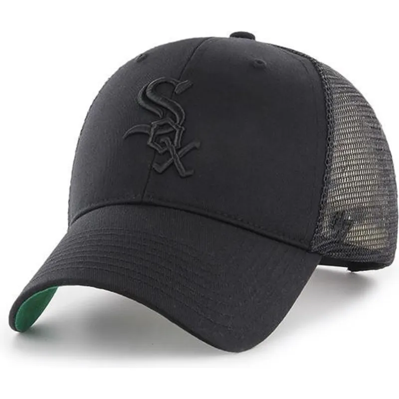 lippikset-kaareva-rekka-musta-snapback-chicago-white-sox-mlb-47-brand