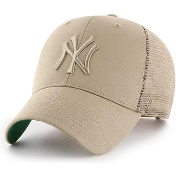Cap kaareva beige snapback New York Yankees MLB 47 Brand