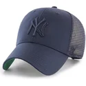 lippikset-kaareva-rekka-laivastonsininen-snapback-new-york-yankees-mlb-47-brand
