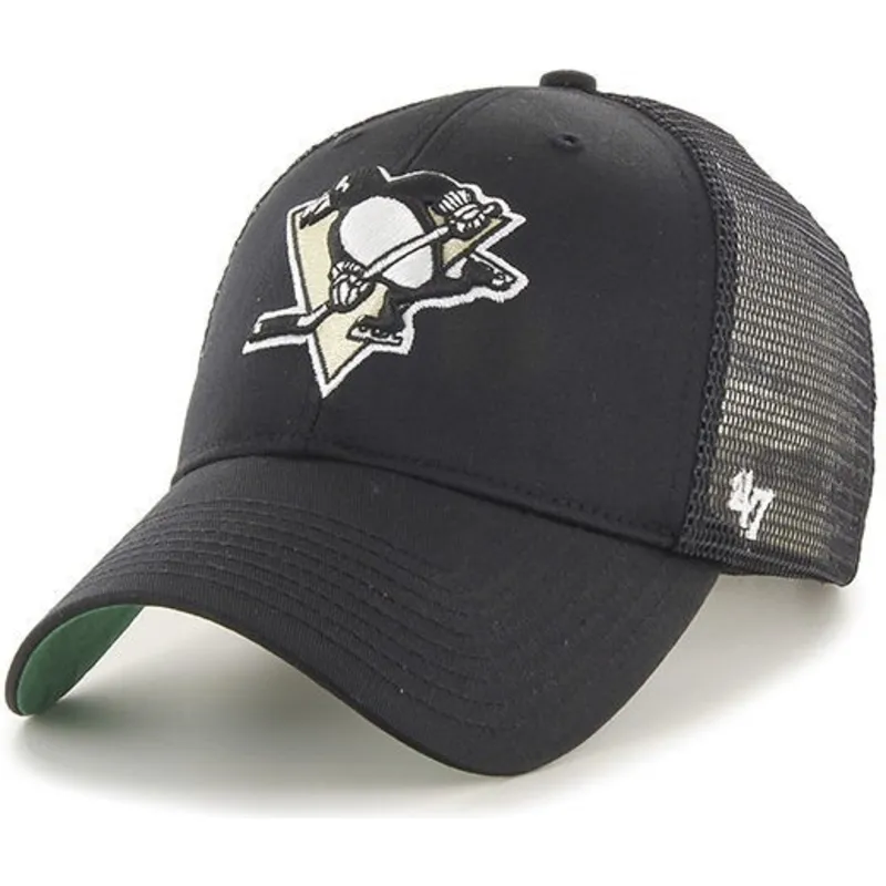 lippikset-kaareva-rekka-musta-snapback-pittsburgh-penguins-nhl-47-brand
