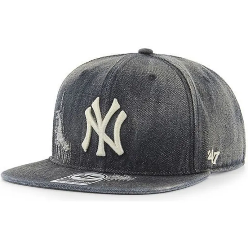 lippikset-littea-musta-snapback-vaquero-new-york-yankees-mlb-47-brand
