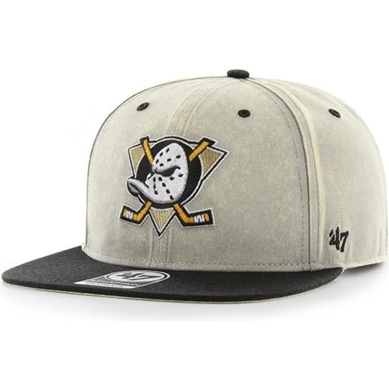 lippikset-littea-harmaa-snapback-anaheim-ducks-nhl-47-brand