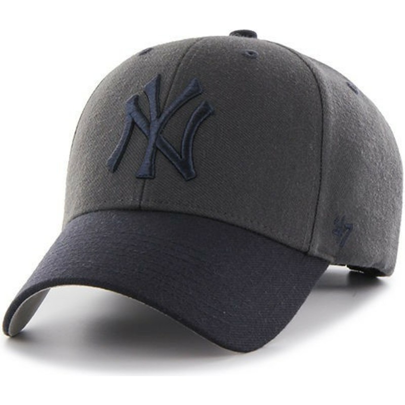 47-brand-curved-brim-new-york-yankees-mlb-mvp-audible-2-tone-black-cap