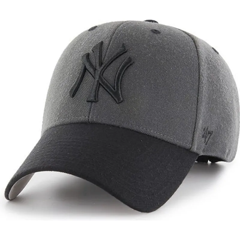 lippikset-kaareva-musta-saadettava-nauha-new-york-yankees-mlb-47-brand