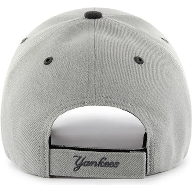 lippikset-kaareva-harmaa-saadettava-nauha-new-york-yankees-mlb-47-brand lippikset-kaareva-harmaa-saadettava-nauha-new-york-yankees-mlb-47-brand