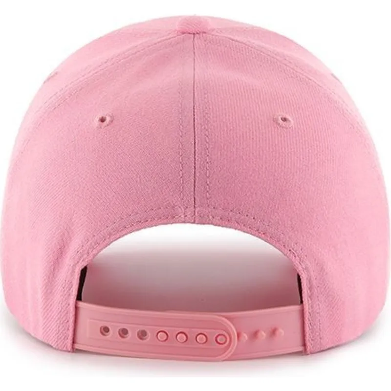 lippikset-kaareva-vaaleanpunainen-snapback-new-york-yankees-mlb-47-brand