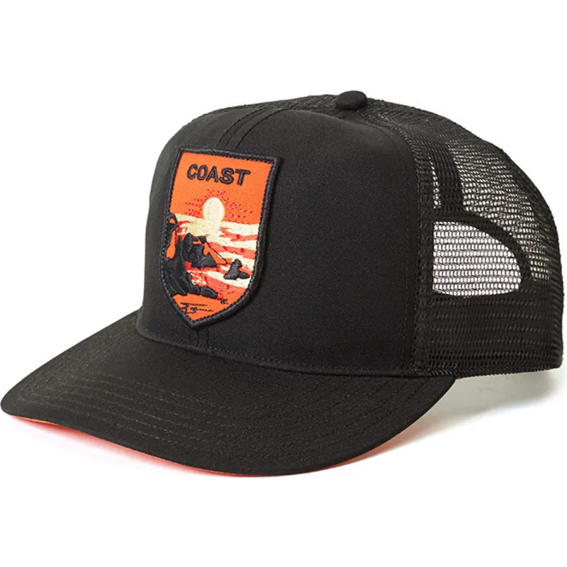 lippikset-kaareva-rekka-musta-snapback-coast-out-the-farm-goorin-bros